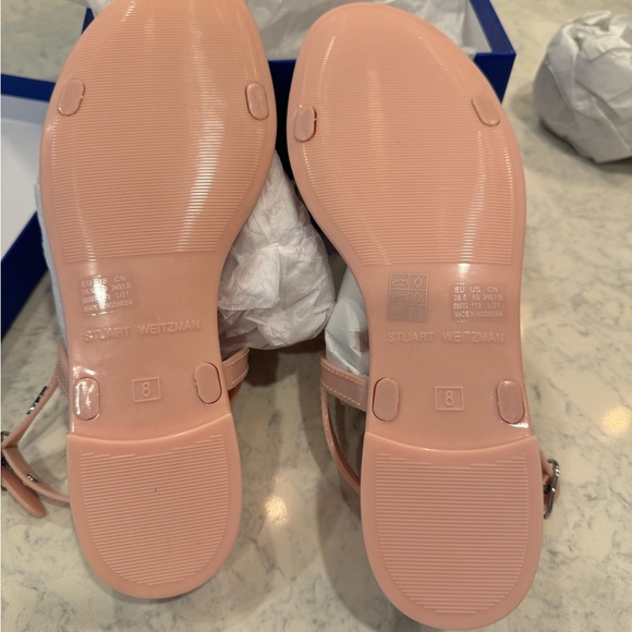 Stuart Weitzman Mellie Bow Jelly Flat size 8 brand new - Picture 5 of 9